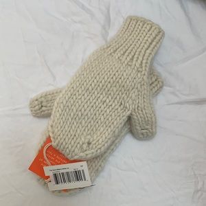 Shit That I Knit white mittens